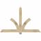 Ekena Millwork Redmond Rough Sawn Timber Gable Bracket, Douglas Fir, 60"W x 38"H x 4"D x 4"F, 15/12 Pitch GBW060X38X0404RED00RDF - alternate 1